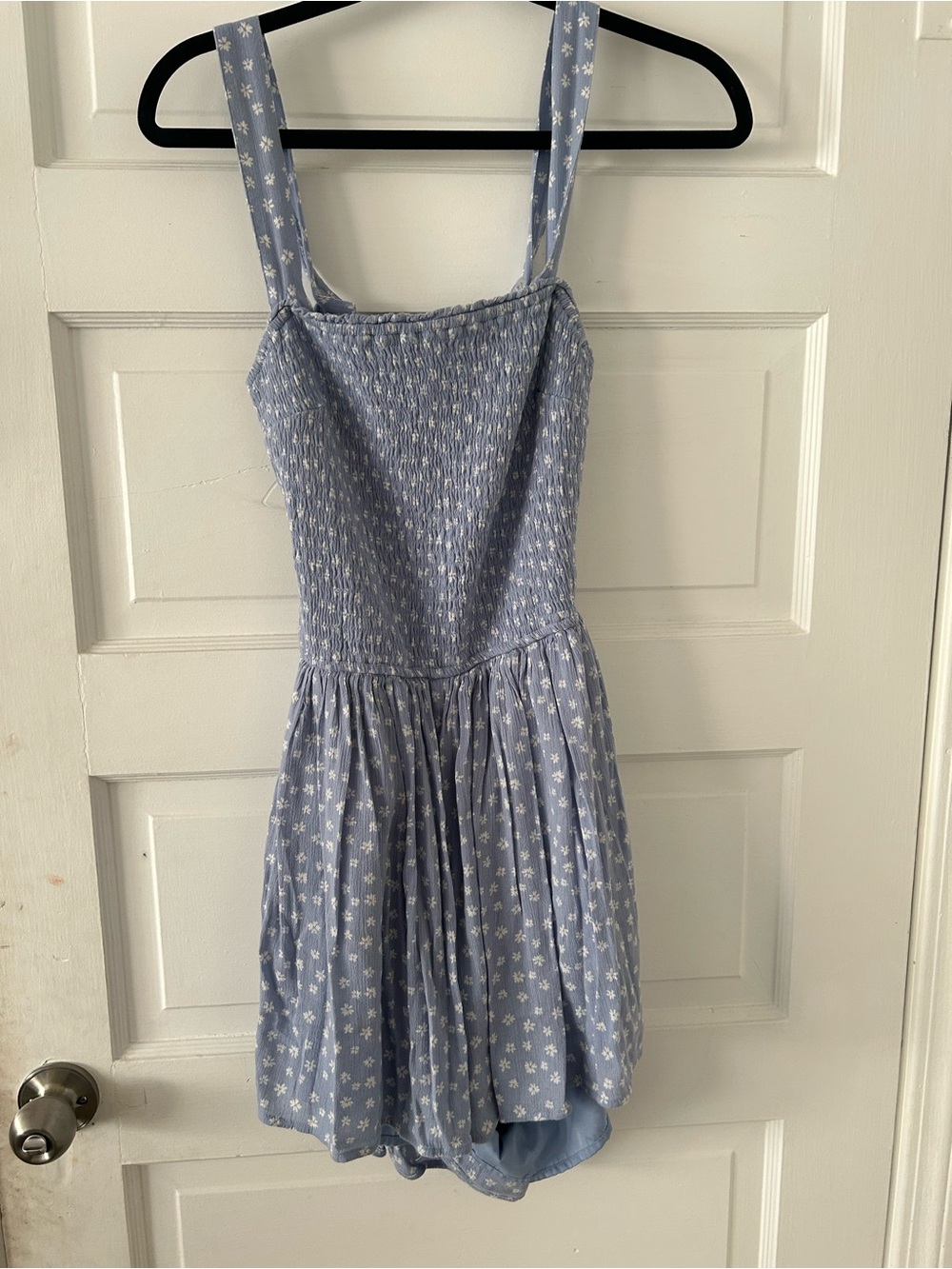 Hollister Light Blue Floral romper